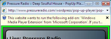 Security alert example picture
