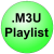 listen to pressure radio using .m3u playlist