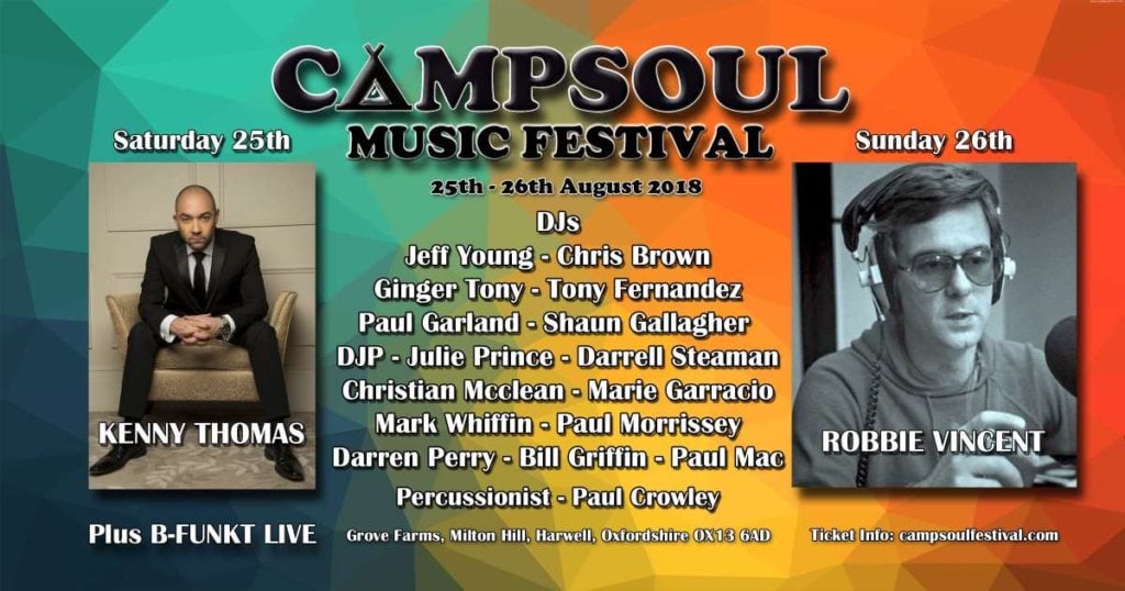 Campsoul Music Festival 2018 flyer image