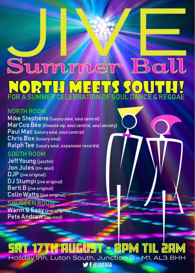 Jive FM Summer Ball Saturday 17th August 2019 flyer front